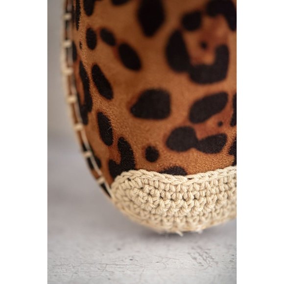 Espadrille Slip-On Flats in Leopard - Picture 7 of 7